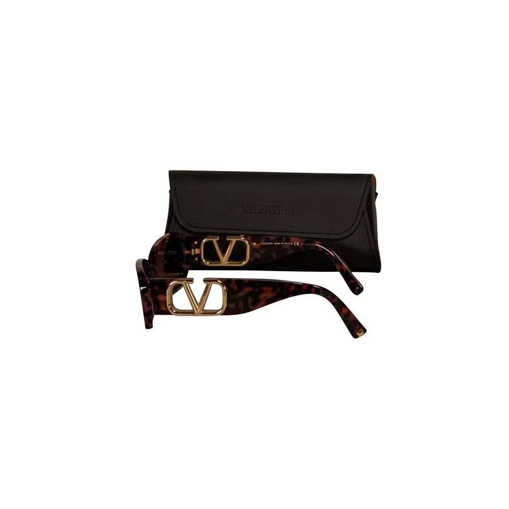 Valentino - Brown & Black Tortoise Sunglasses